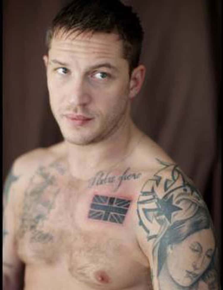 Tom Hardy Tattoos: Gallery of All Pics